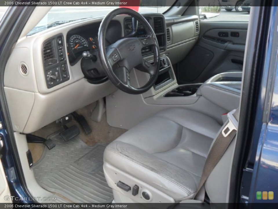 Medium Gray Interior Photo for the 2006 Chevrolet Silverado 1500 LT Crew Cab 4x4 #57023171