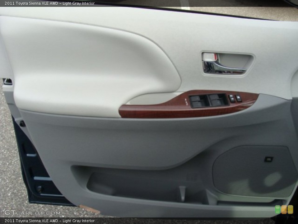 Light Gray Interior Door Panel for the 2011 Toyota Sienna XLE AWD #57023395