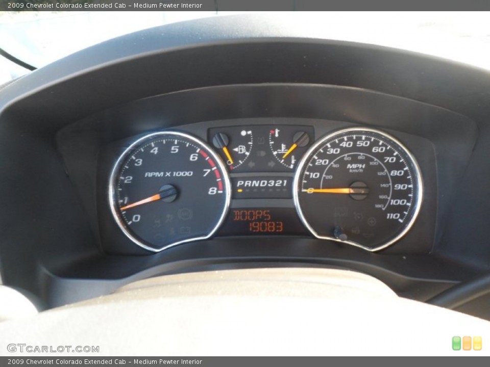 Medium Pewter Interior Gauges for the 2009 Chevrolet Colorado Extended Cab #57026675