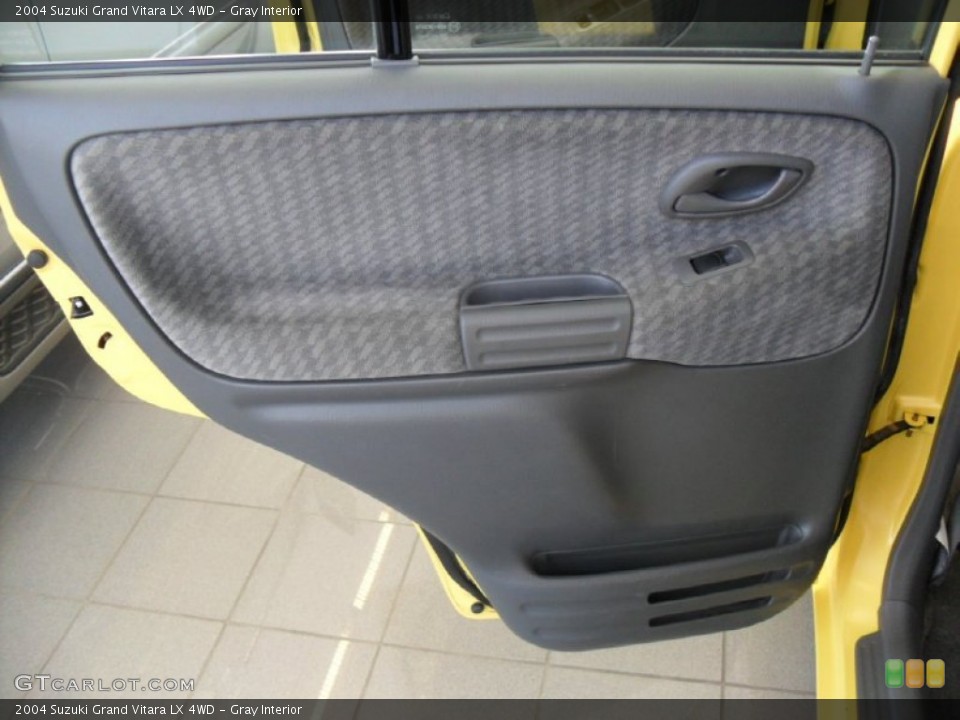 Gray Interior Door Panel for the 2004 Suzuki Grand Vitara LX 4WD #57027794