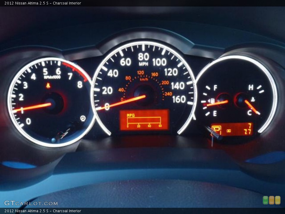 Charcoal Interior Gauges for the 2012 Nissan Altima 2.5 S #57029867