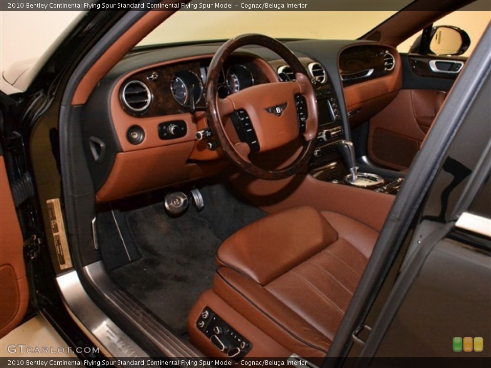 Cognac/Beluga Interior Photo for the 2010 Bentley Continental Flying Spur  #57030549