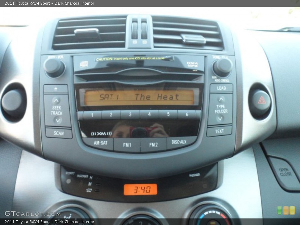 Dark Charcoal Interior Audio System for the 2011 Toyota RAV4 Sport #57032174
