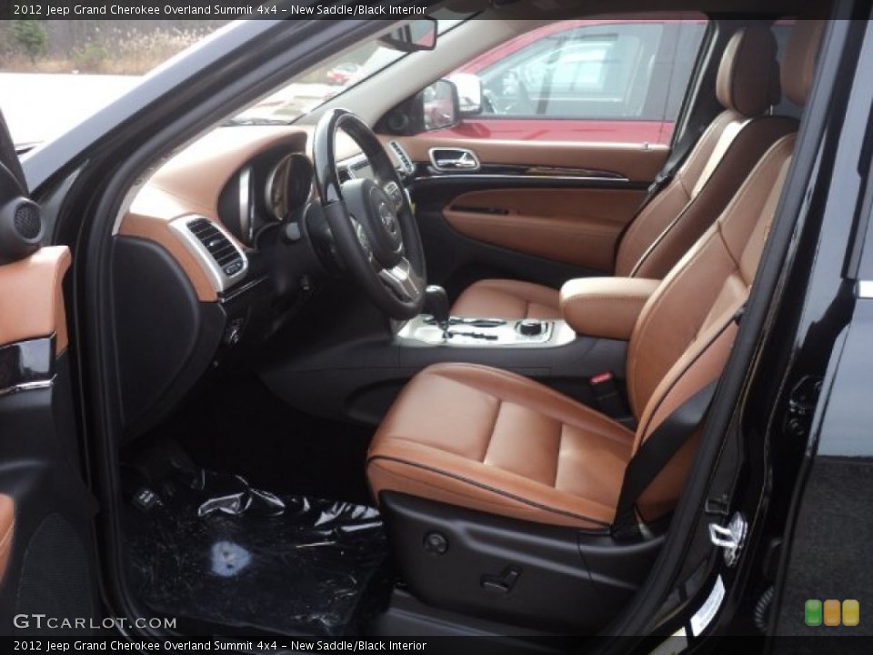 New Saddle/Black Interior Photo for the 2012 Jeep Grand Cherokee Overland Summit 4x4 #57032540