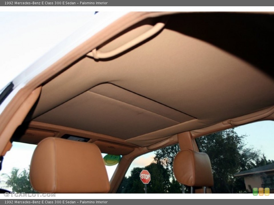 Palomino Interior Sunroof for the 1992 Mercedes-Benz E Class 300 E Sedan #57032597
