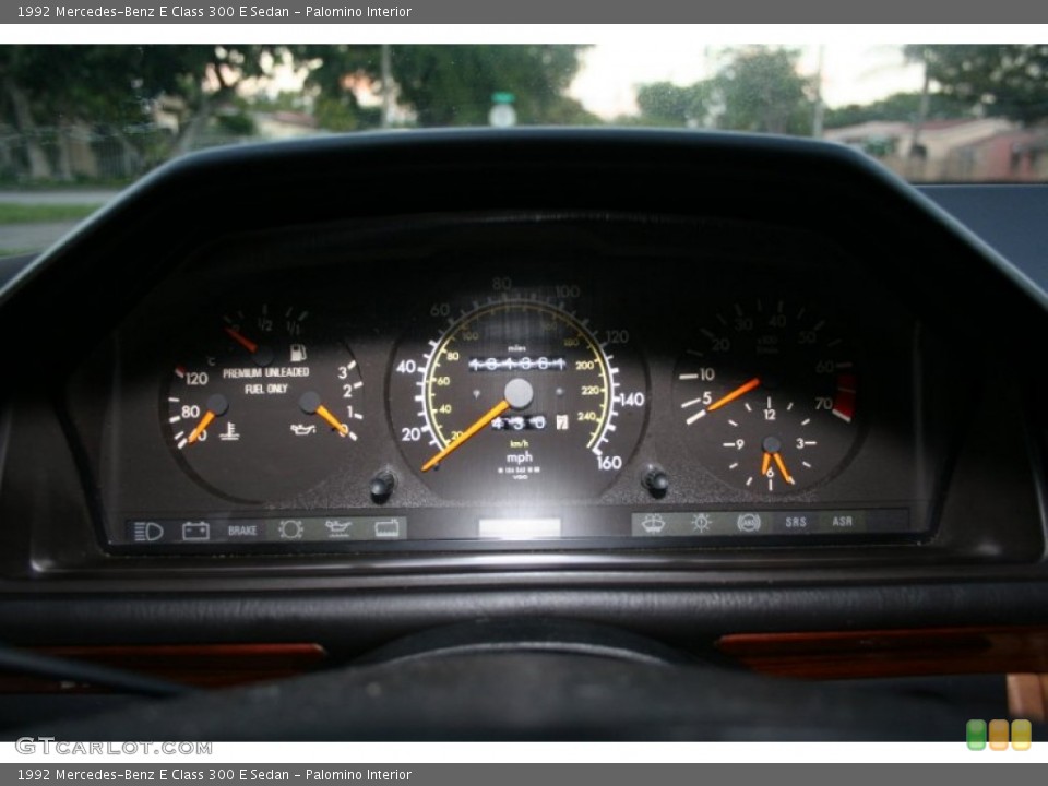 Palomino Interior Gauges for the 1992 Mercedes-Benz E Class 300 E Sedan #57032657