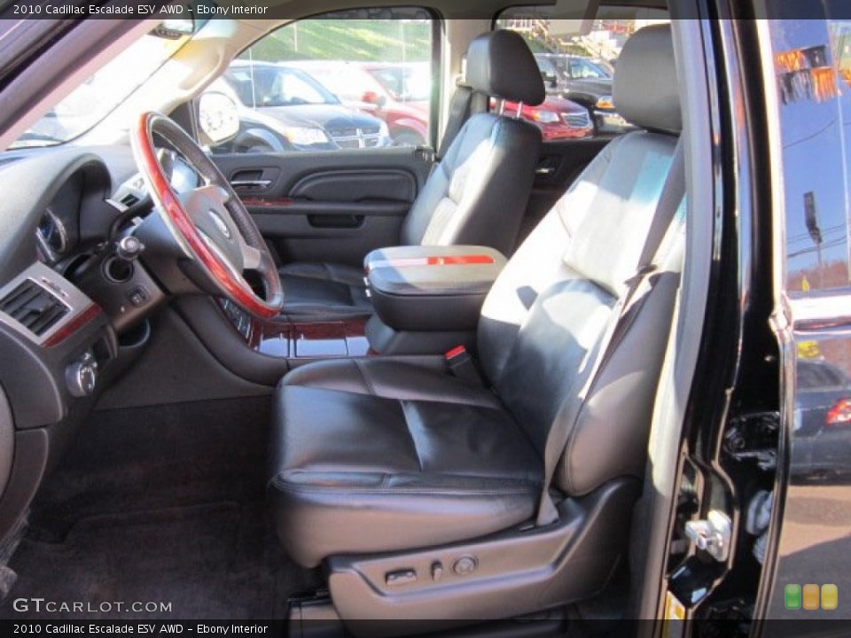 Ebony Interior Photo for the 2010 Cadillac Escalade ESV AWD #57032827
