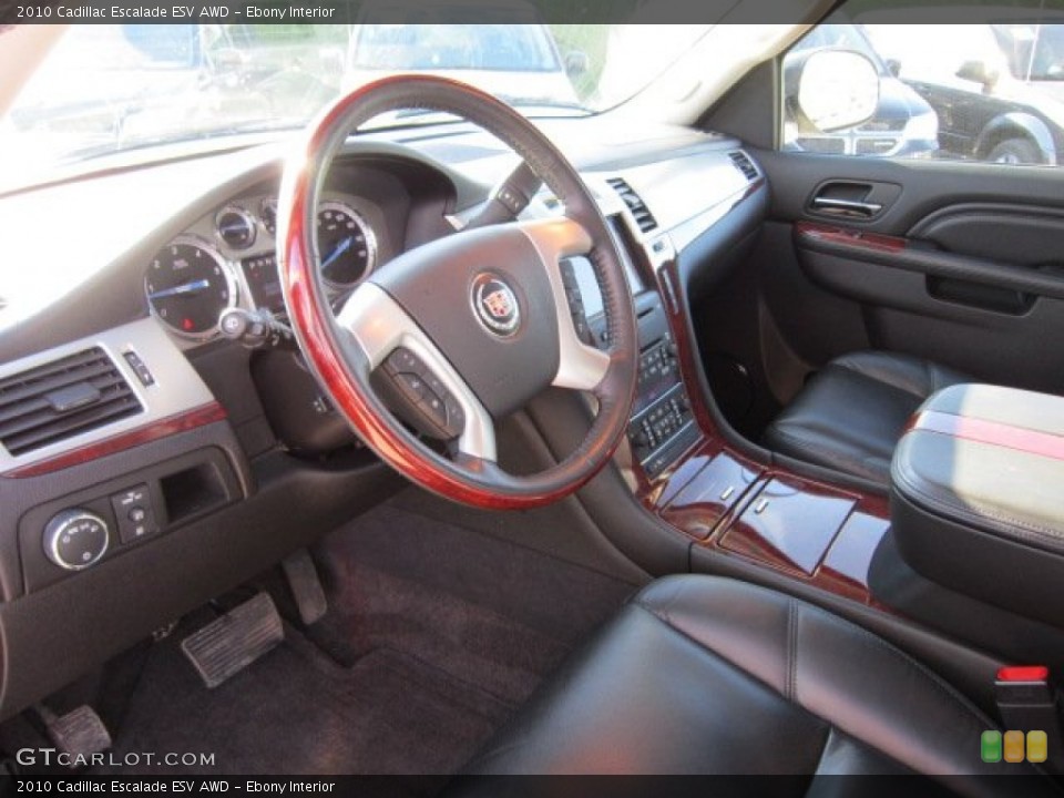 Ebony Interior Dashboard for the 2010 Cadillac Escalade ESV AWD #57032834