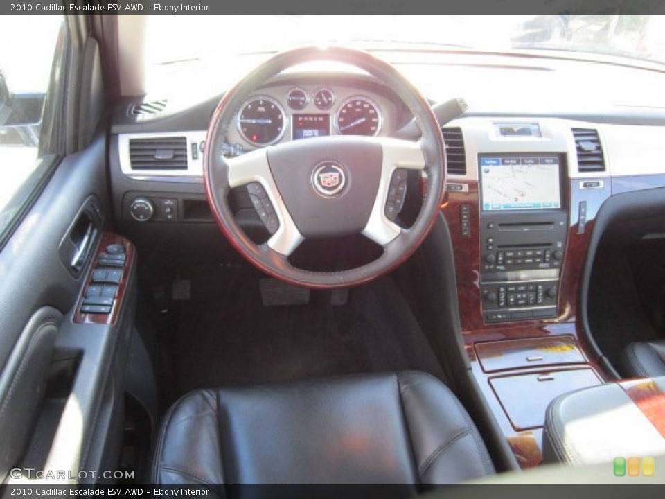 Ebony Interior Dashboard for the 2010 Cadillac Escalade ESV AWD #57032858