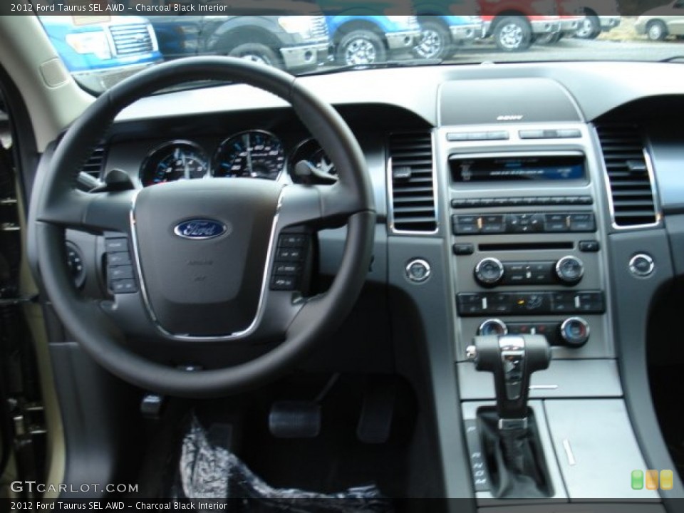 Charcoal Black Interior Dashboard for the 2012 Ford Taurus SEL AWD #57037697