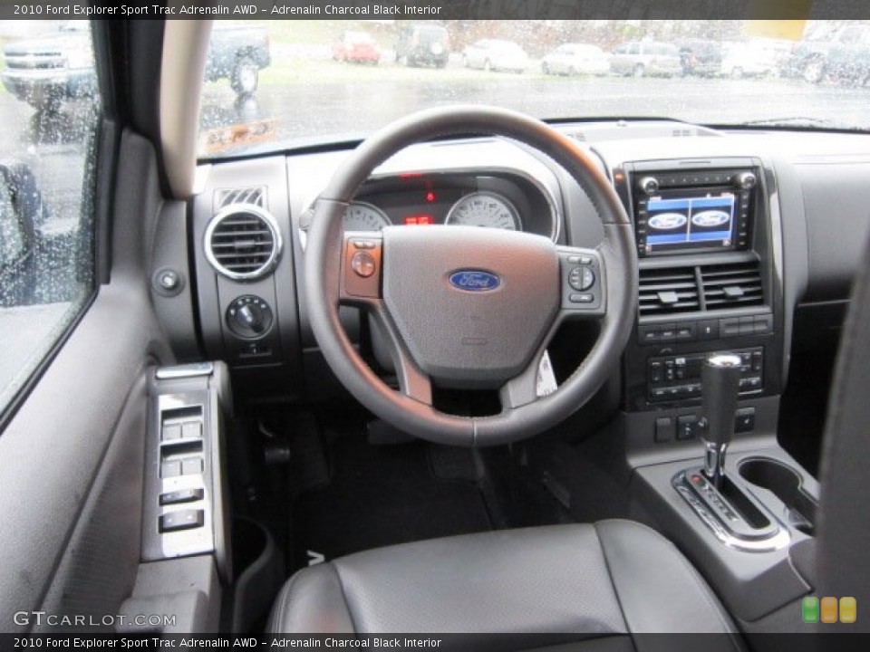 Adrenalin Charcoal Black Interior Dashboard for the 2010 Ford Explorer Sport Trac Adrenalin AWD #57039347