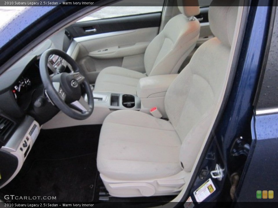 Warm Ivory Interior Photo for the 2010 Subaru Legacy 2.5i Sedan #57040364