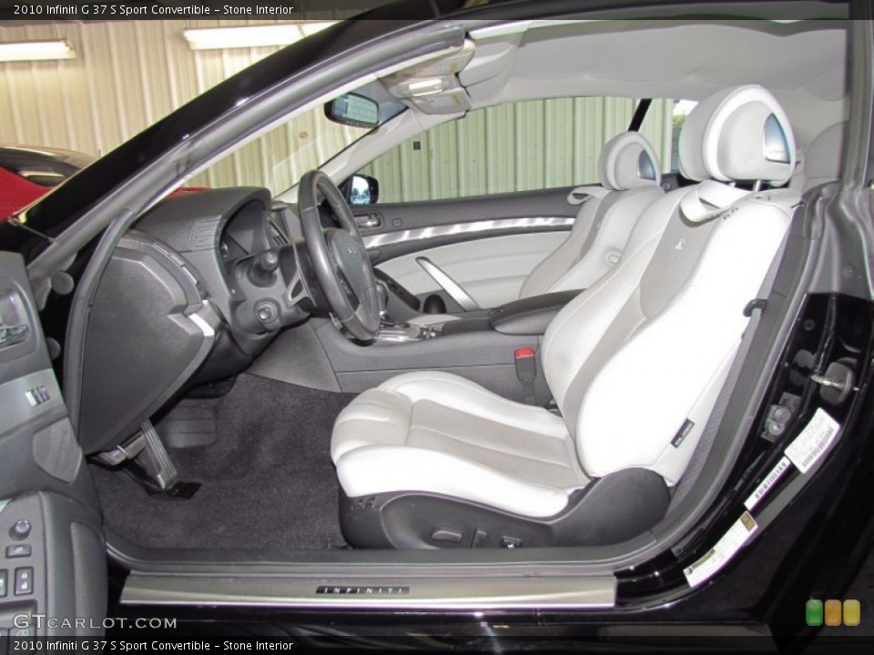 Stone Interior Photo for the 2010 Infiniti G 37 S Sport Convertible #57040466