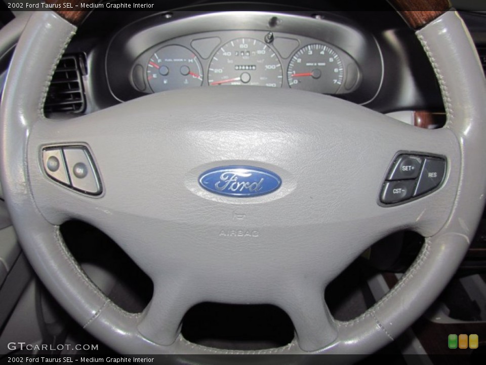 Medium Graphite Interior Steering Wheel for the 2002 Ford Taurus SEL #57041732