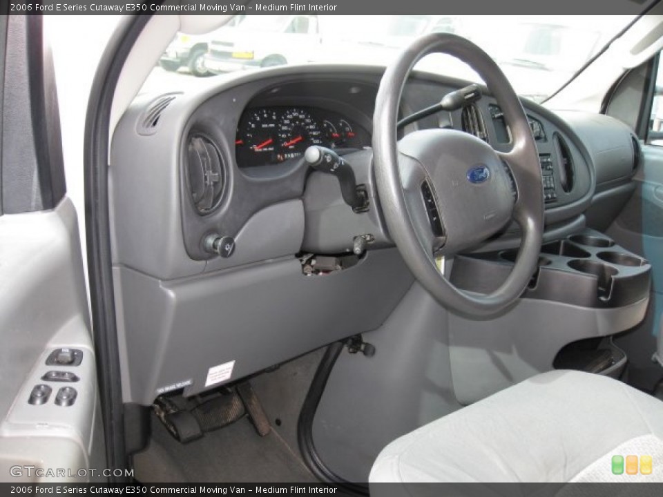 Medium Flint Interior Steering Wheel for the 2006 Ford E Series Cutaway E350 Commercial Moving Van #57042353