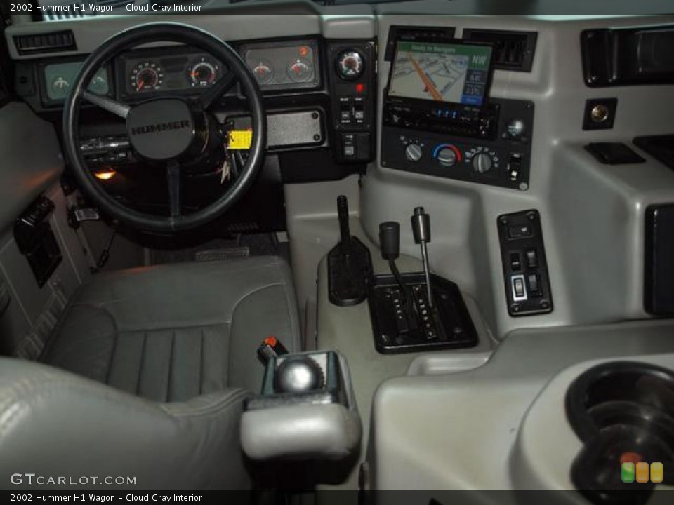 Cloud Gray Interior Dashboard for the 2002 Hummer H1 Wagon #57044366
