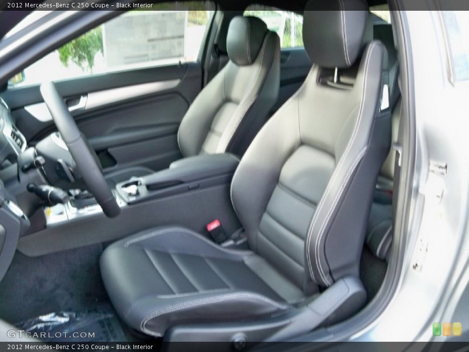 Black Interior Photo for the 2012 Mercedes-Benz C 250 Coupe #57046429