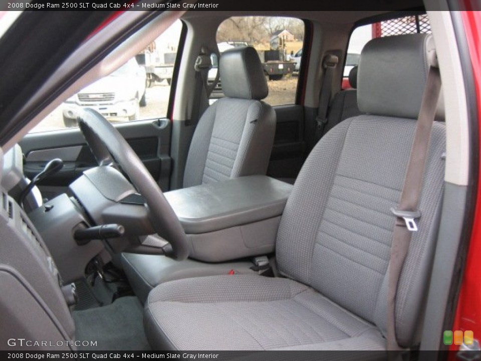 Medium Slate Gray Interior Photo for the 2008 Dodge Ram 2500 SLT Quad Cab 4x4 #57046594