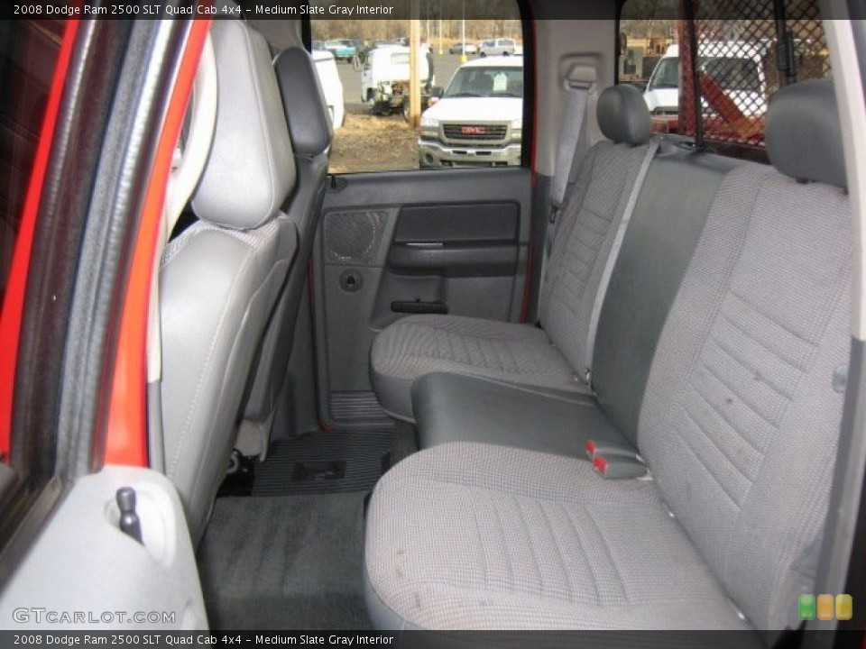 Medium Slate Gray Interior Photo for the 2008 Dodge Ram 2500 SLT Quad Cab 4x4 #57046607