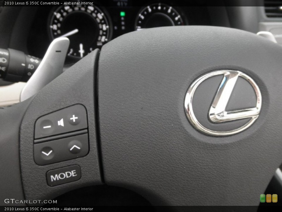 Alabaster Interior Controls for the 2010 Lexus IS 350C Convertible #57047231