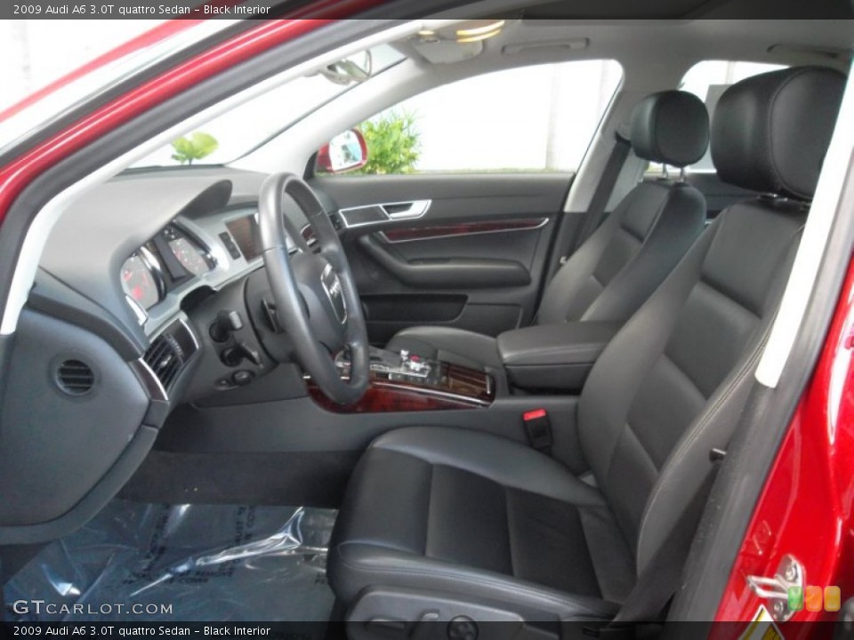 Black Interior Photo for the 2009 Audi A6 3.0T quattro Sedan #57048887