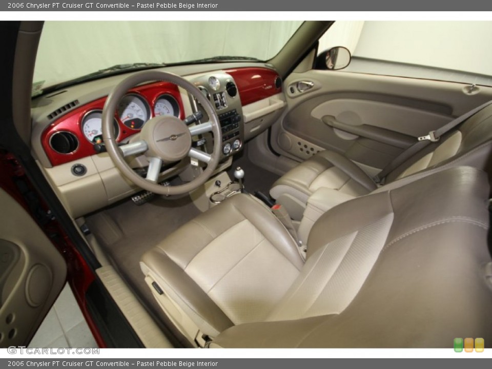 Pastel Pebble Beige Interior Prime Interior for the 2006 Chrysler PT Cruiser GT Convertible #57049570