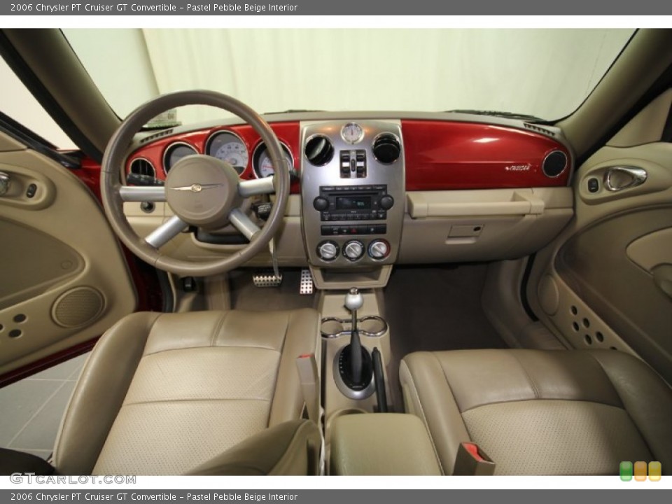 Pastel Pebble Beige Interior Dashboard for the 2006 Chrysler PT Cruiser GT Convertible #57049684