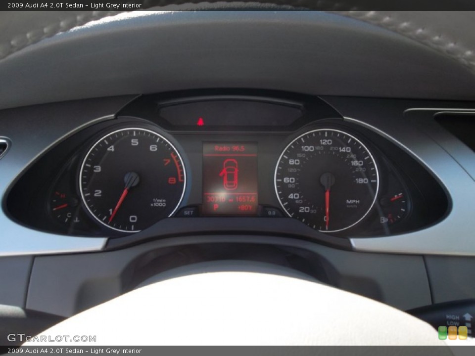 Light Grey Interior Gauges for the 2009 Audi A4 2.0T Sedan #57050375