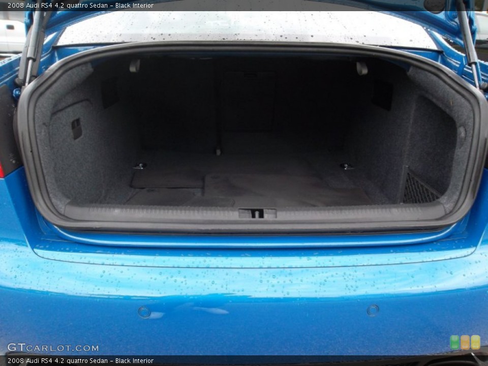 Black Interior Trunk for the 2008 Audi RS4 4.2 quattro Sedan #57051110