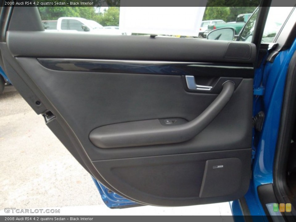 Black Interior Door Panel for the 2008 Audi RS4 4.2 quattro Sedan #57051209
