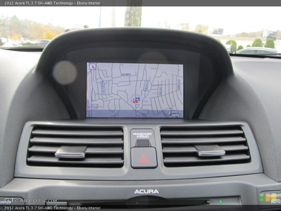 Ebony Interior Navigation for the 2012 Acura TL 3.7 SH-AWD Technology #57051984