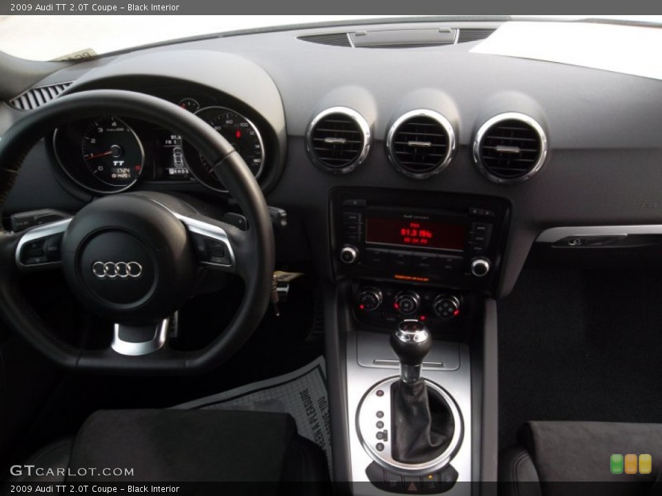 Black Interior Dashboard for the 2009 Audi TT 2.0T Coupe #57052109