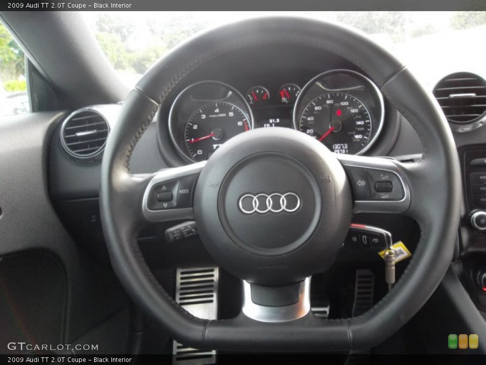 Black Interior Steering Wheel for the 2009 Audi TT 2.0T Coupe #57052141