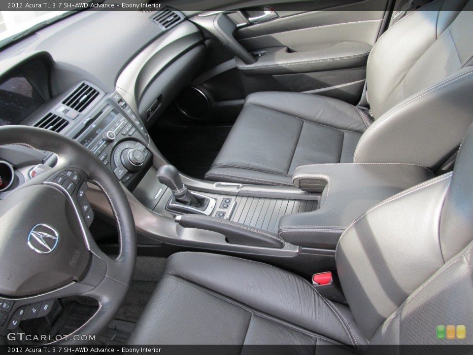Ebony Interior Photo for the 2012 Acura TL 3.7 SH-AWD Advance #57052246