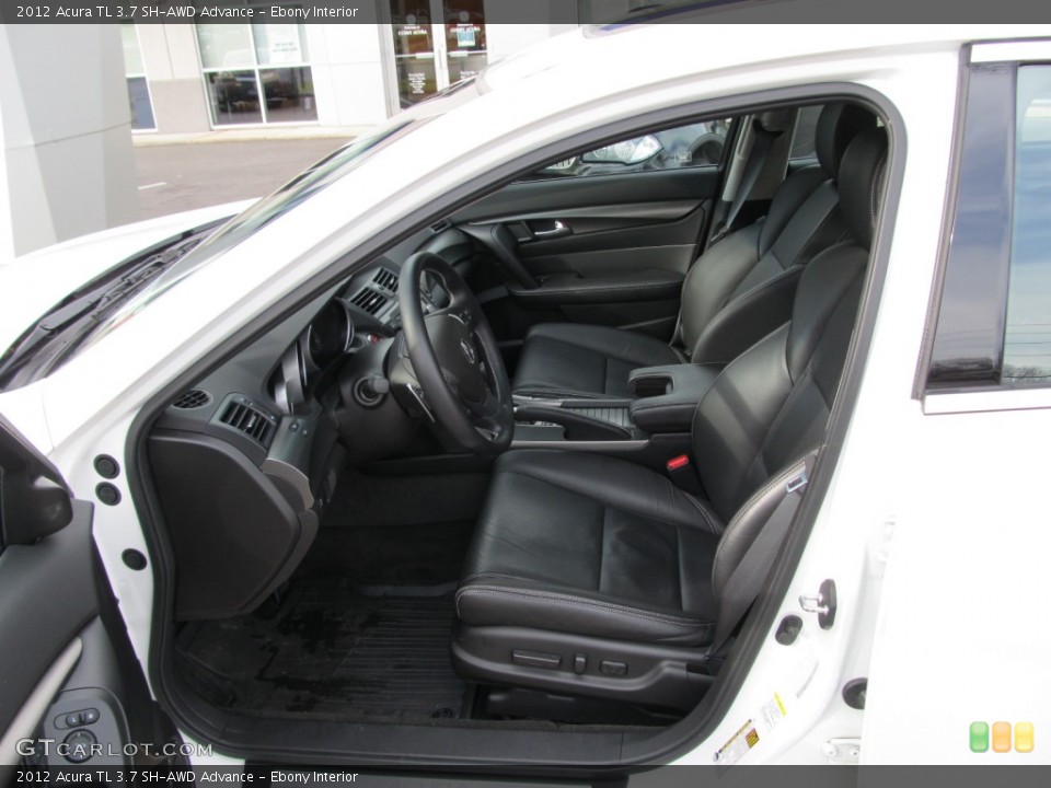 Ebony Interior Photo for the 2012 Acura TL 3.7 SH-AWD Advance #57052325