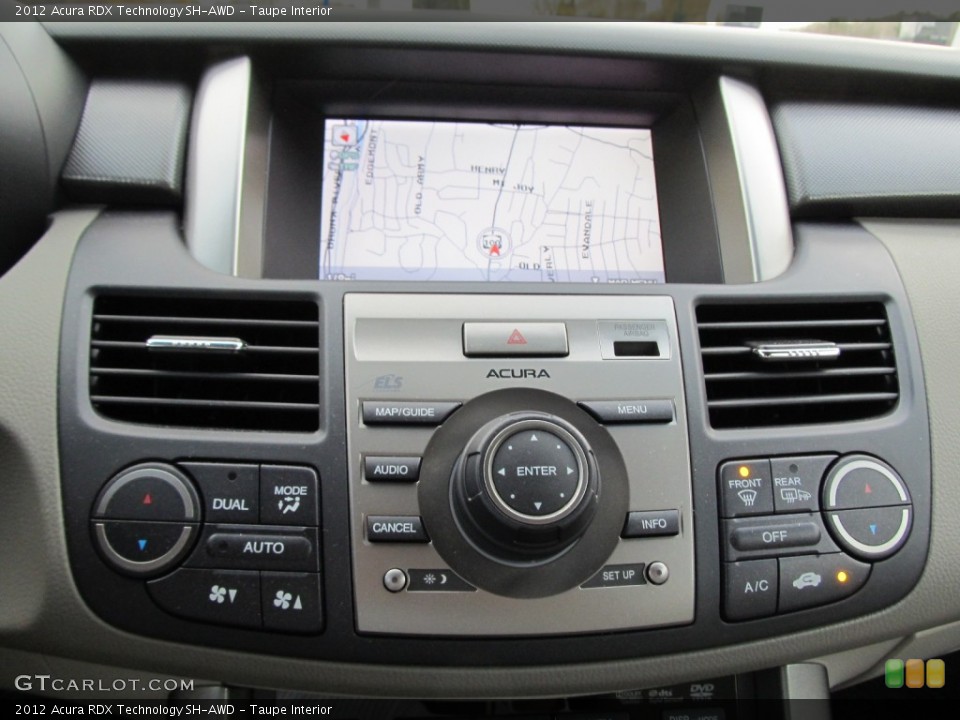 Taupe Interior Navigation for the 2012 Acura RDX Technology SH-AWD #57052559