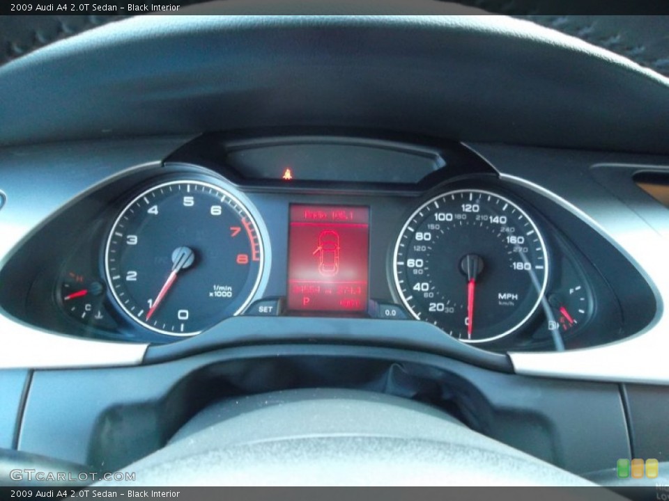 Black Interior Gauges for the 2009 Audi A4 2.0T Sedan #57053735