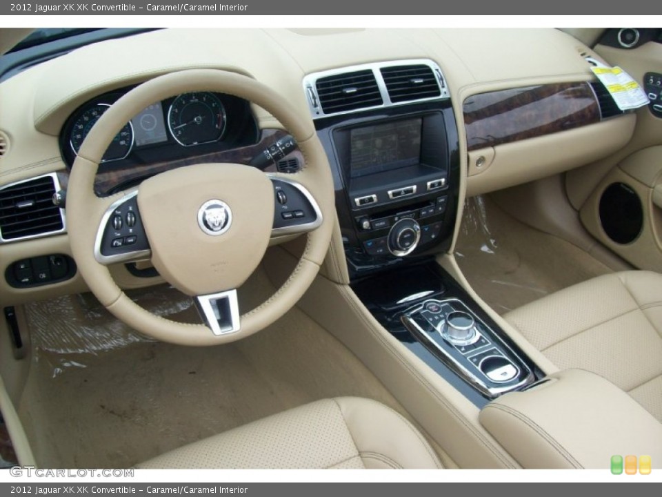 Caramel/Caramel Interior Dashboard for the 2012 Jaguar XK XK Convertible #57054131