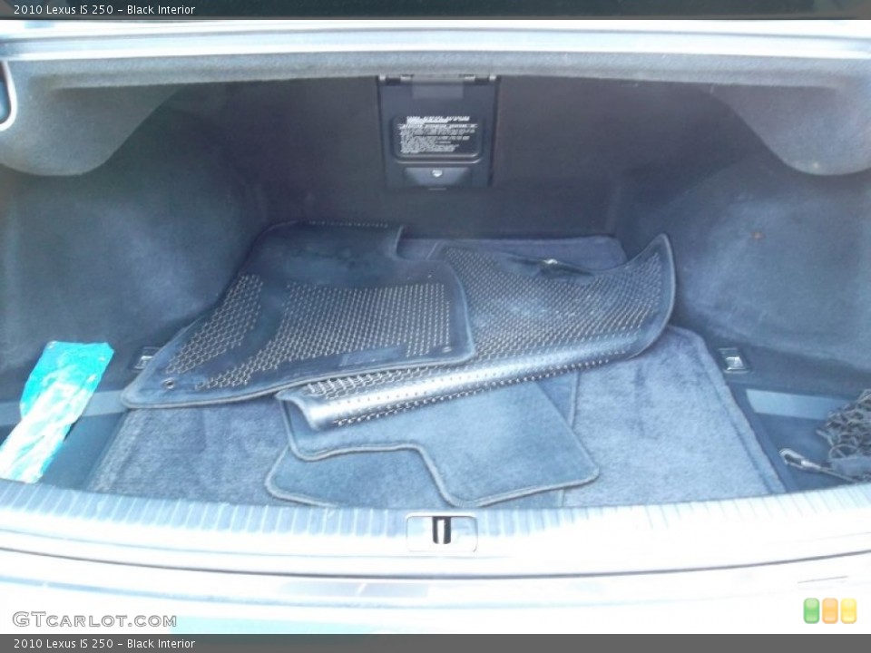 Black Interior Trunk for the 2010 Lexus IS 250 #57057262