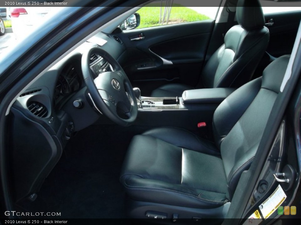Black Interior Photo for the 2010 Lexus IS 250 #57057344