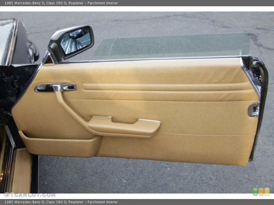 Parchment Interior Door Panel for the 1985 Mercedes-Benz SL Class 380 SL Roadster #57060668