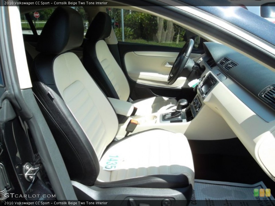 Cornsilk Beige Two Tone Interior Photo for the 2010 Volkswagen CC Sport #57062255