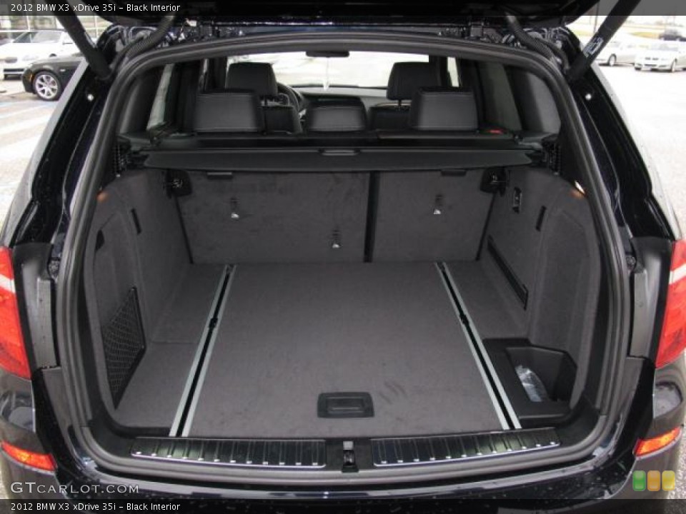 Black Interior Trunk for the 2012 BMW X3 xDrive 35i #57064577