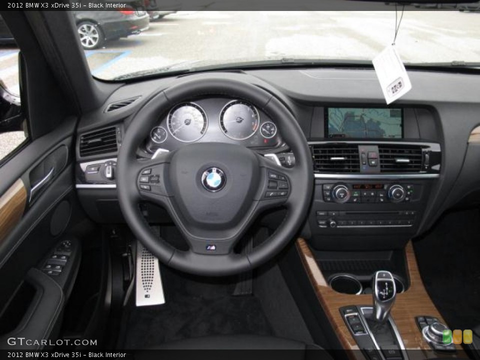 Black Interior Dashboard for the 2012 BMW X3 xDrive 35i #57064586