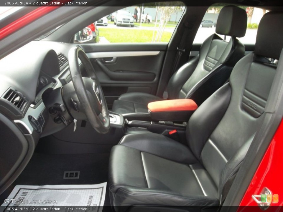 Black Interior Photo for the 2006 Audi S4 4.2 quattro Sedan #57067980