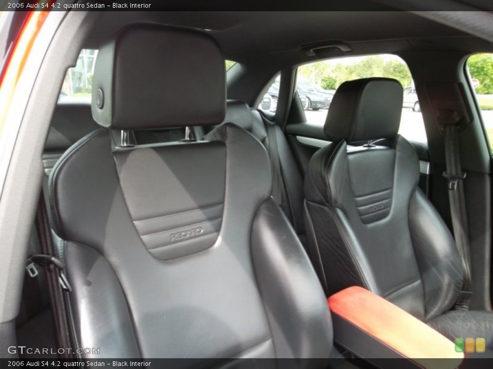 Black Interior Photo for the 2006 Audi S4 4.2 quattro Sedan #57068030