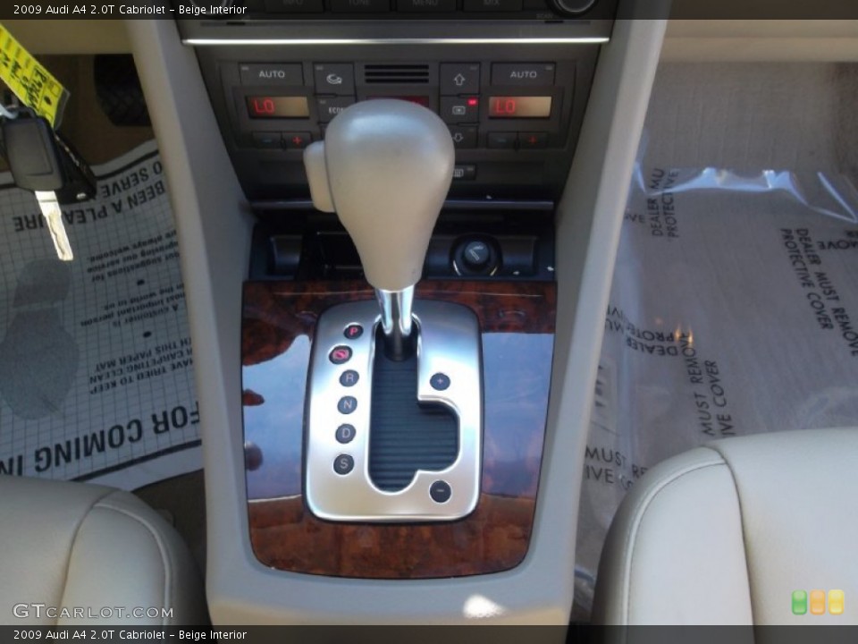 Beige Interior Transmission for the 2009 Audi A4 2.0T Cabriolet #57069383