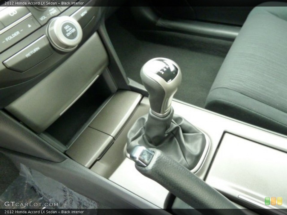 Black Interior Transmission for the 2012 Honda Accord LX Sedan #57071579