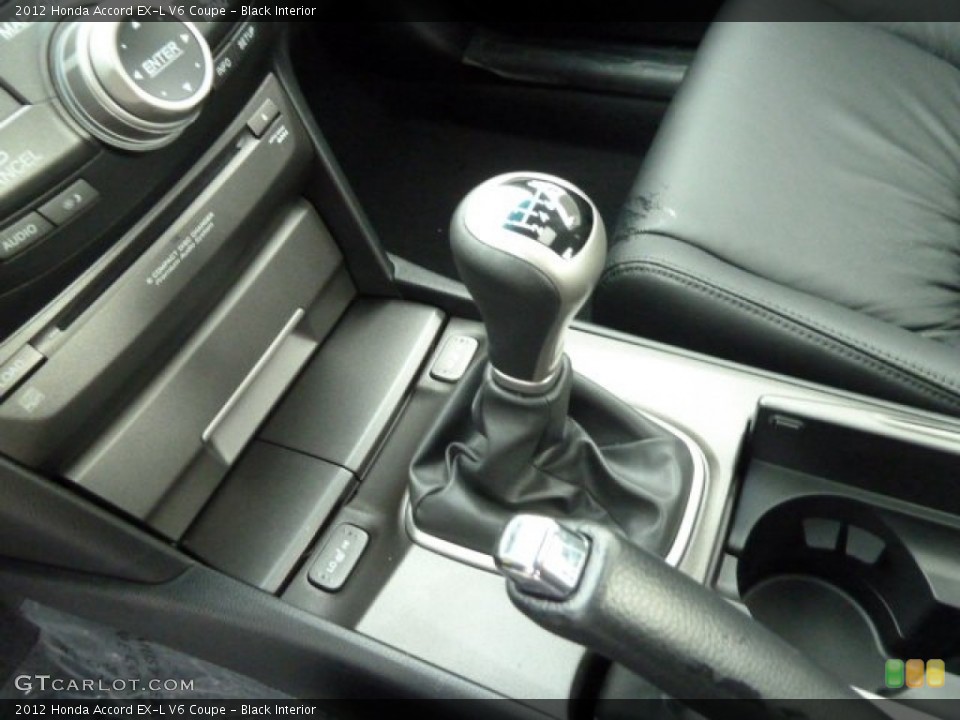 Black Interior Transmission for the 2012 Honda Accord EX-L V6 Coupe #57071864