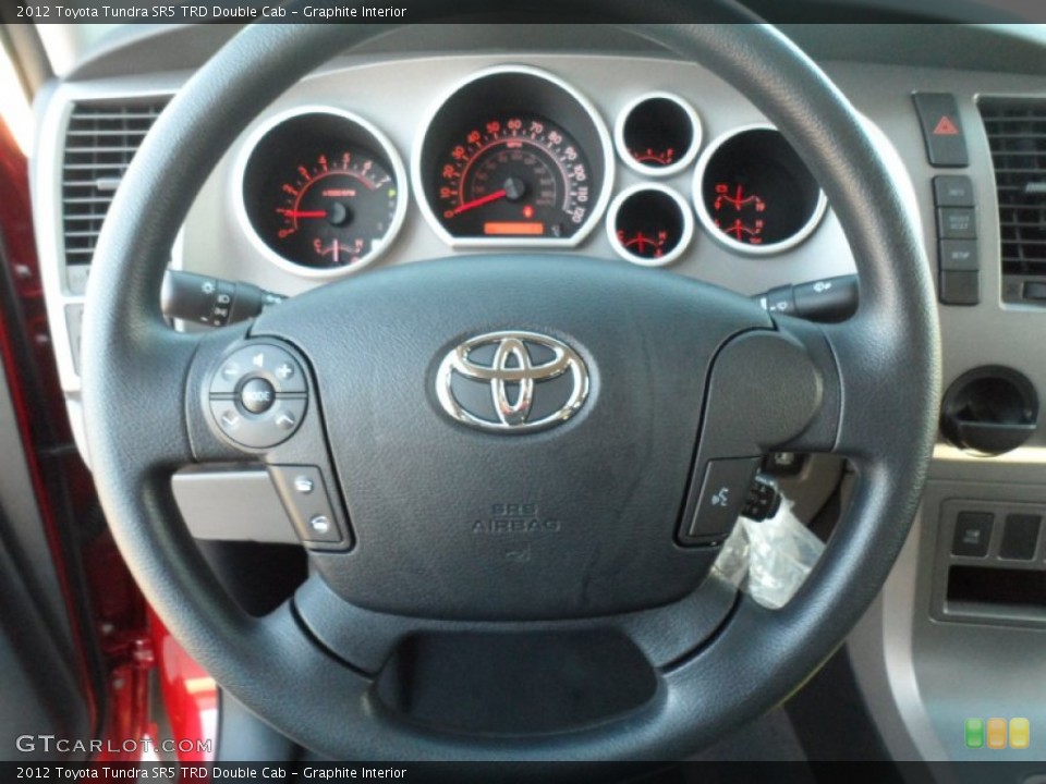 Graphite Interior Steering Wheel for the 2012 Toyota Tundra SR5 TRD Double Cab #57072467